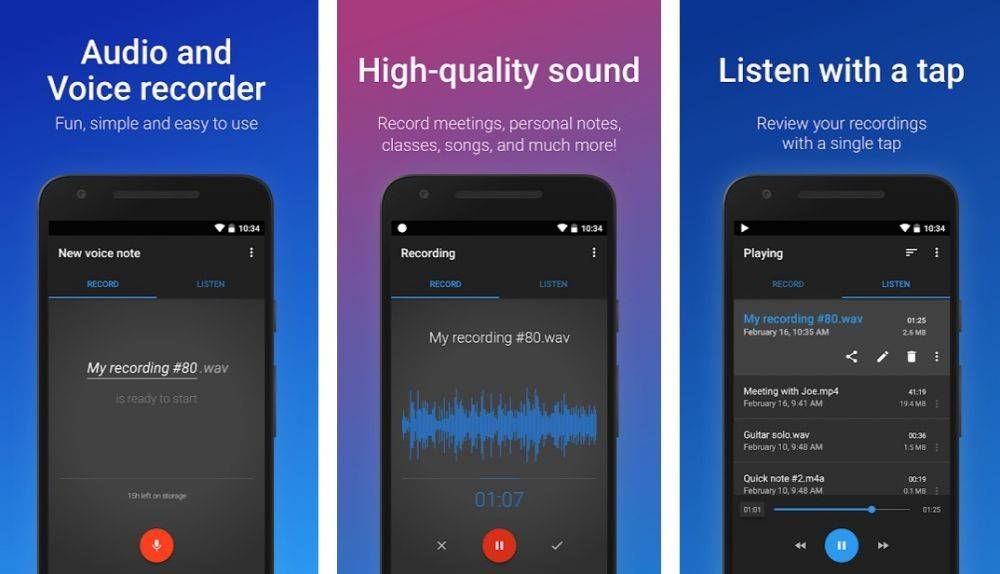 Aplikasi Perekam Suara Terbaik di Android, Audio Jernih