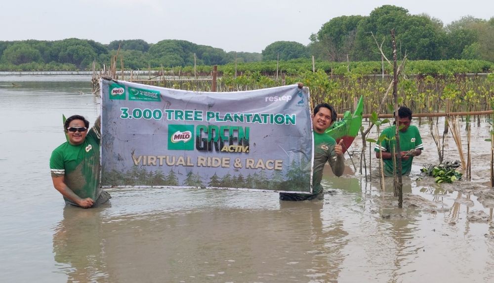 Dari MiloVirtual Fun and Ride, 3.000 Bibit Pohon Ditanam di Demak