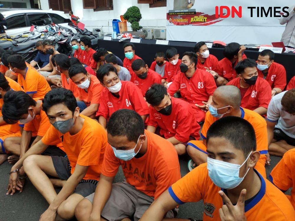 Curanmor dan Begal Marak di Surabaya, 46 Tersangka Diringkus