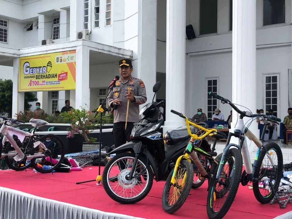 Wow! Vaksinasi di Kota Bima Berhadiah Sepeda Motor 