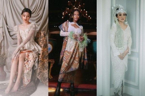 9 Ide Kebaya Modern Warna Putih, Bikin Tampilan Menarik dan Fresh