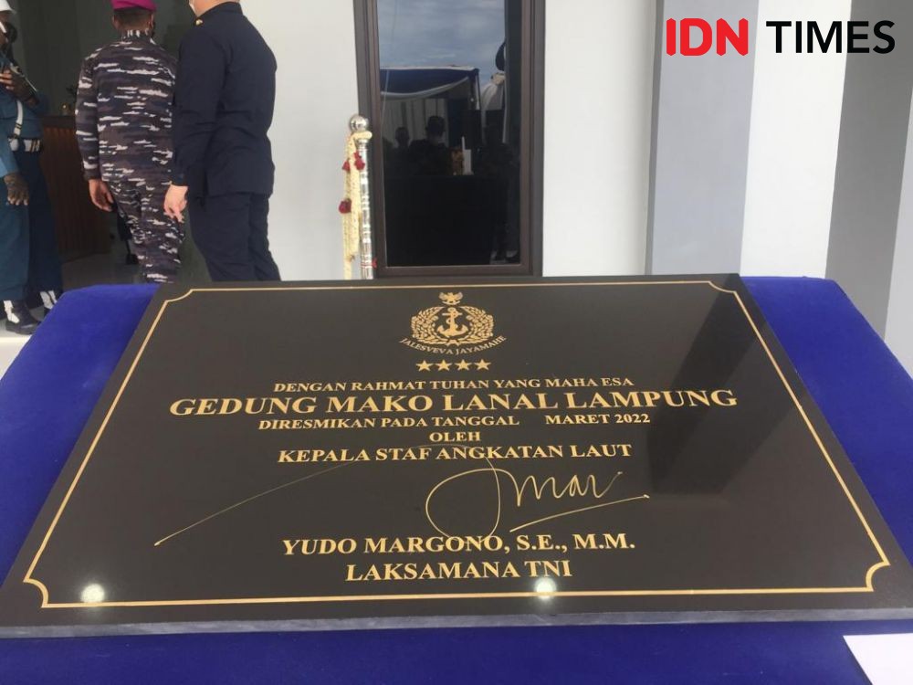 Mako Lanal Caligi Diresmikan, KSAL Yudo: Lampung Bisa Jadi Lantamal
