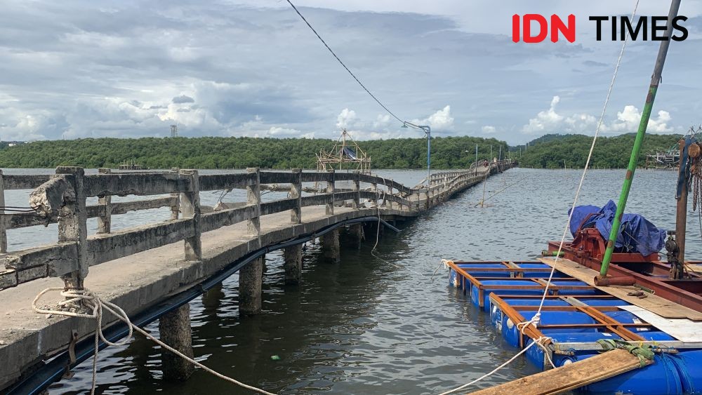Lantai dan Dinding Jembatan Baru Pulau Pasaran Selesai Akhir 2022