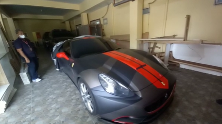 Selain Rumah, Mobil Ferrari Indra Kenz di Medan juga Disita Polisi