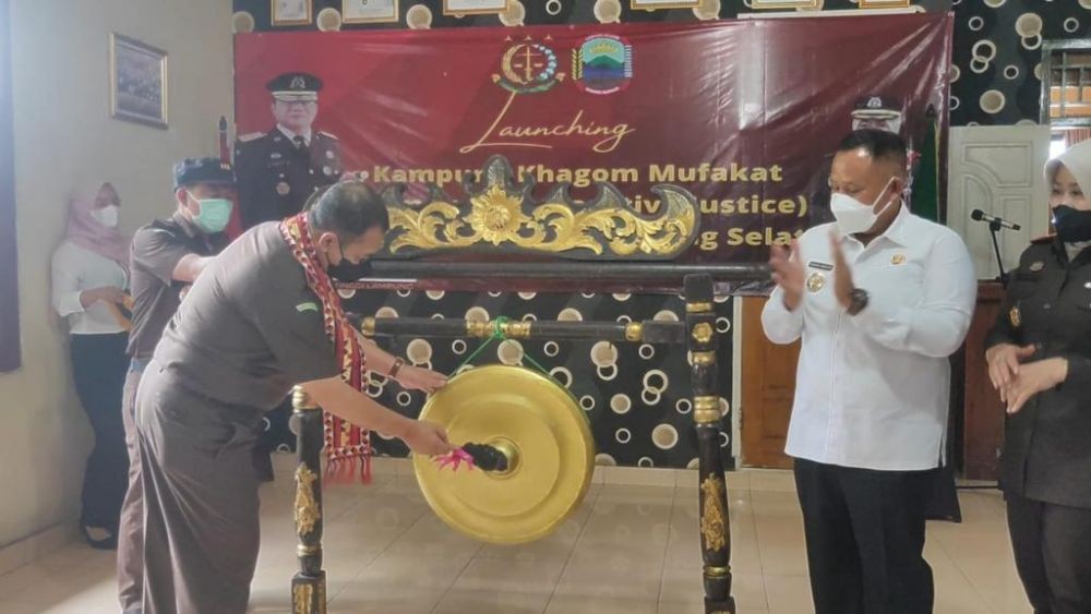 Keren! Lampung Kini Punya Kampung Restorative Justice di Lamsel