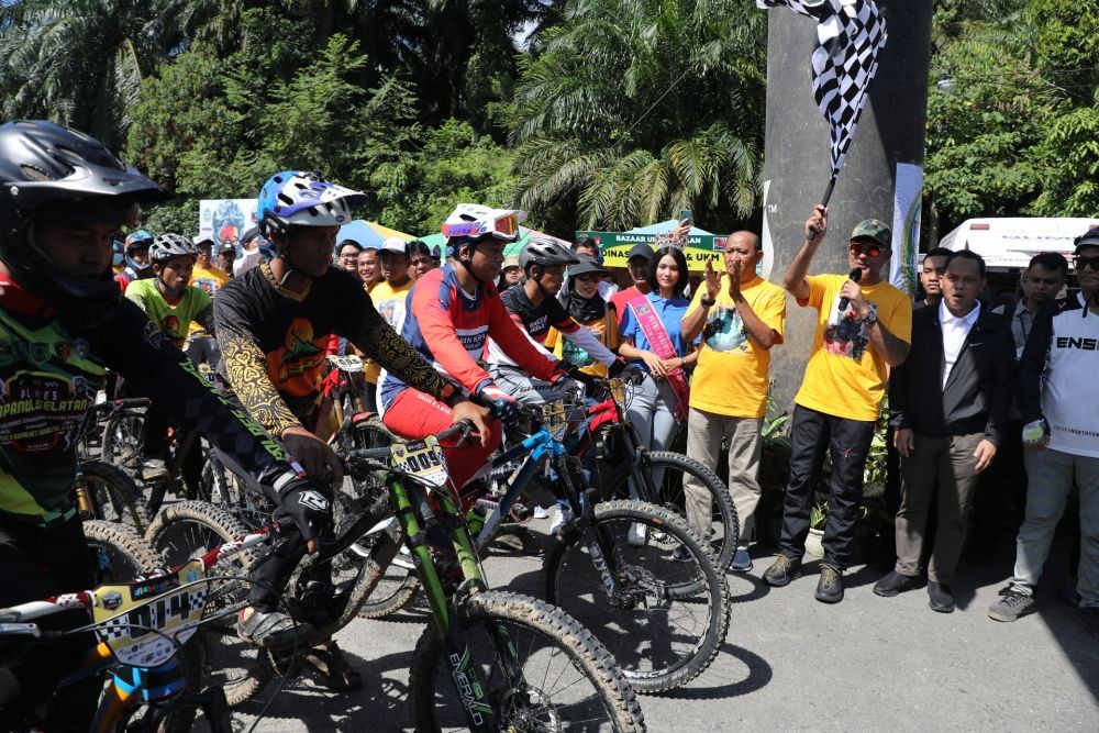 Keseruan Ajang Gowes Enduro North Sumatra Series #1 di Langkat