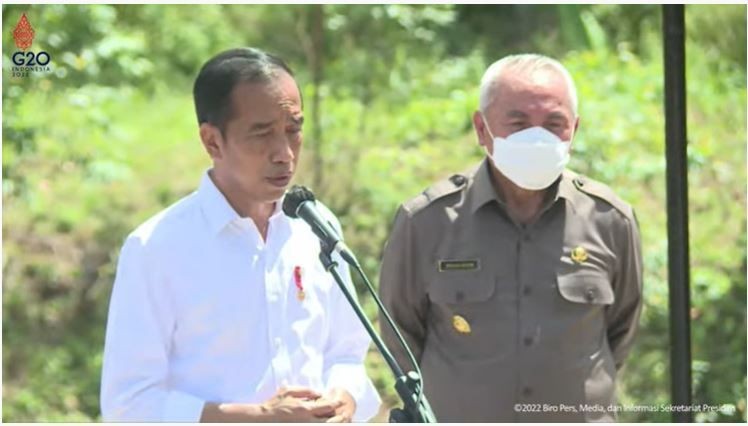 Jokowi Tinjau Sejumlah Proyek Strategis di IKN Nusantara