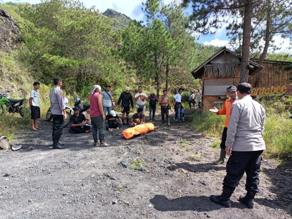 Kronologi Official Tim PERSIKABO Meninggal di Puncak Gunung Batur 