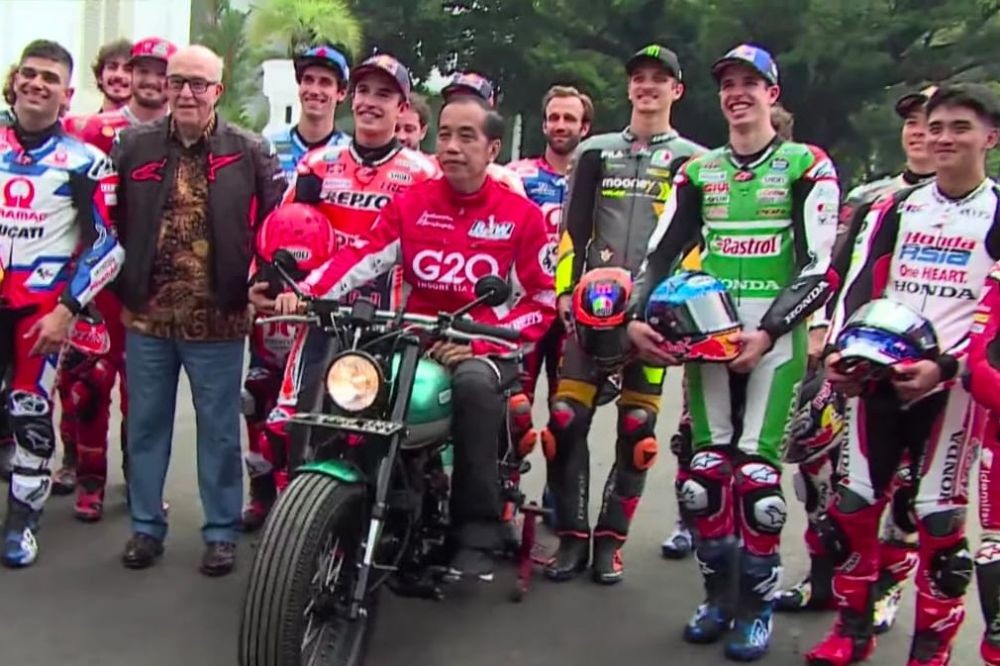 Berbincang dengan Pembalap MotoGP, Jokowi Sampaikan Hal Ini