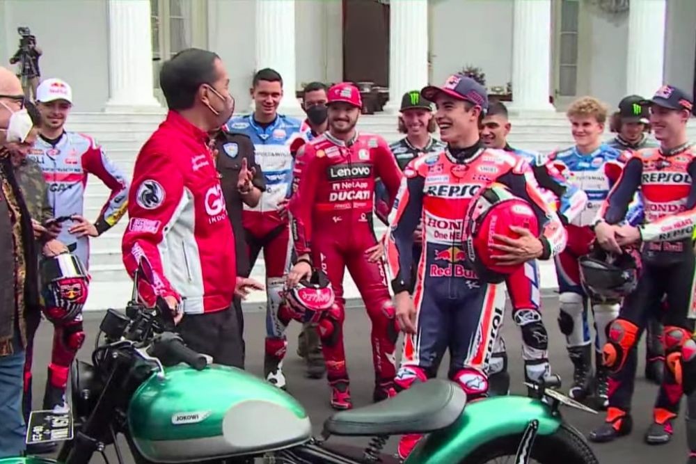 Jokowi Lemes, Tak Boleh Konvoi Bareng Pembalap MotoGP karena Keamanan
