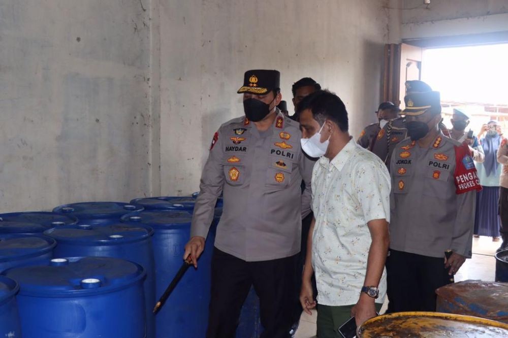 Kapolda Aceh Sidak Gudang Penyimpanan Migor di Banda Aceh