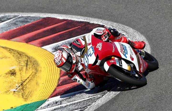 Mario Aji Berhasil Perbaiki Waktu Seri Bebas Kedua Moto3 di Mandalika