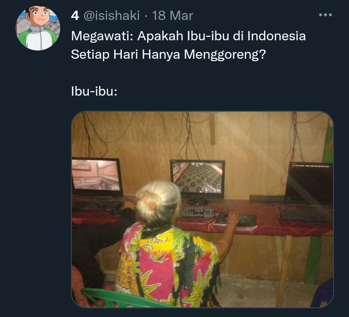 10 Jawaban Kocak Netizen ke Megawati Soal Ibu-Ibu Menggoreng