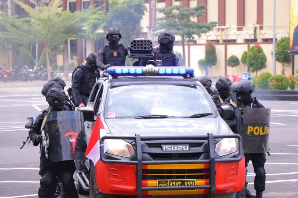 347 Pelaku Kejahatan Ditangkap Personel Polda Lampung dan Polres