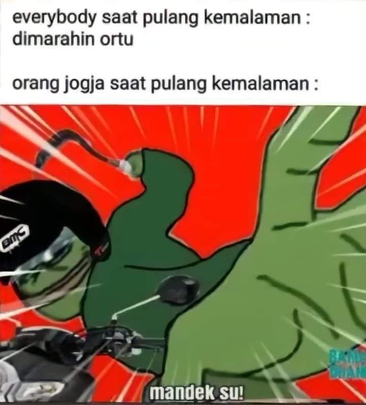 10 Meme Realitas Hidup di Jogja, Bikin Ketawa Sekaligus Ngelus Dada 