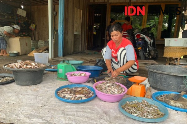 Mengais Rezeki dari Seluang, Ikan Musiman Khas Sumsel Saat Air Pasang