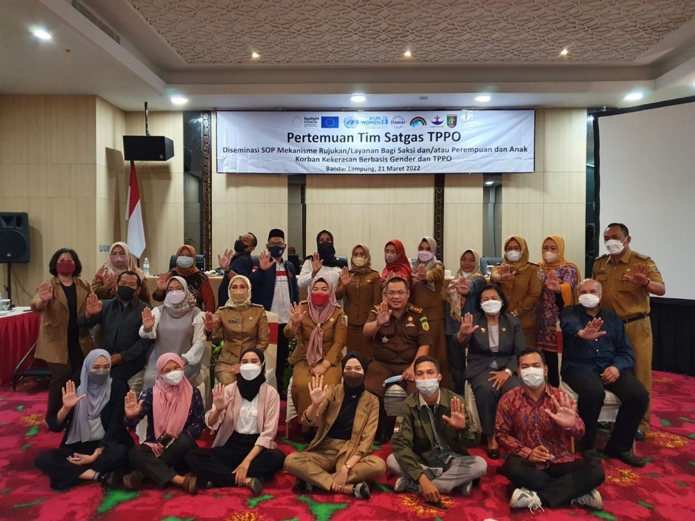 Satgas TPPO Lampung Susun Layanan Rujukan Kasus Kekerasan Basis Gender