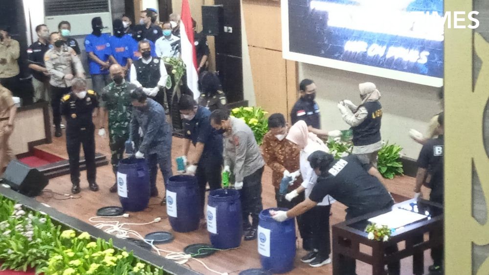 Penyalahgunaan Narkotika di Sumsel Terbesar Kedua se-Indonesia