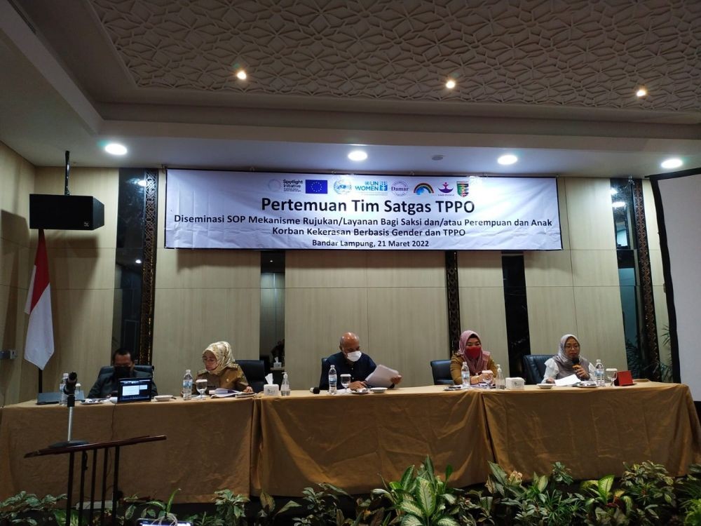 Satgas TPPO Lampung Susun Layanan Rujukan Kasus Kekerasan Basis Gender