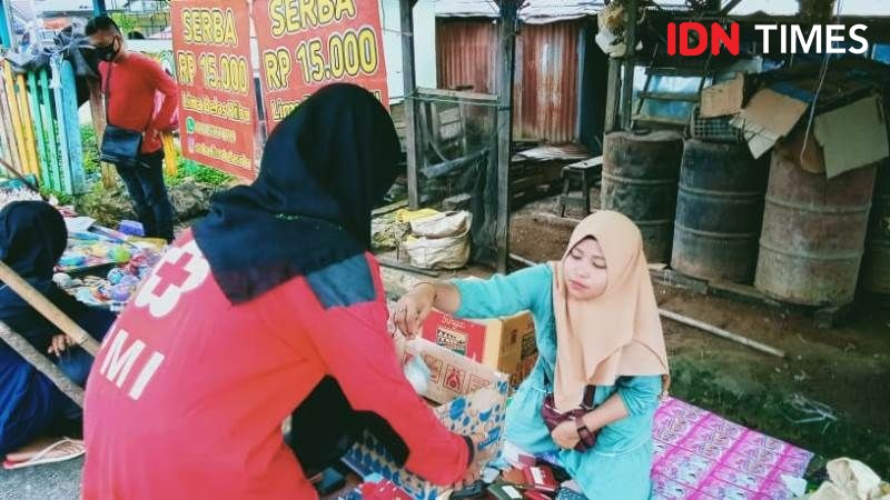 PMI PPU Salurkan Bantuan Kemanusian untuk Korban Banjir Kutim