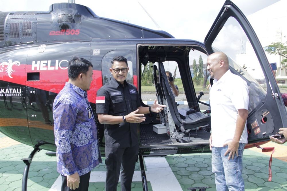 Direspons Positif, Taksi Terbang Bisa Keliling Gunung Anak Krakatau