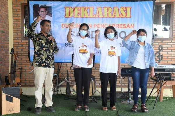 Kedan Sumut Deklarasikan Sandiaga Uno Jadi Capres 2024