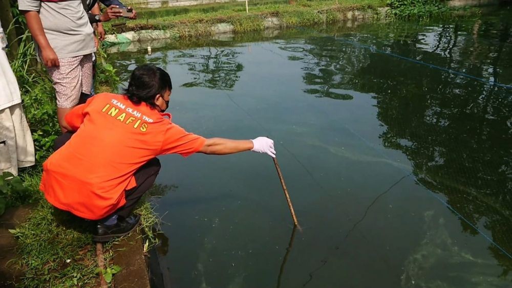 Dikira Boneka, Warga Tulungagung Temukan Jenazah di Kolam Ikan