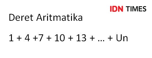 Rumus Barisan Dan Deret Aritmatika Beserta Contoh Soalnya