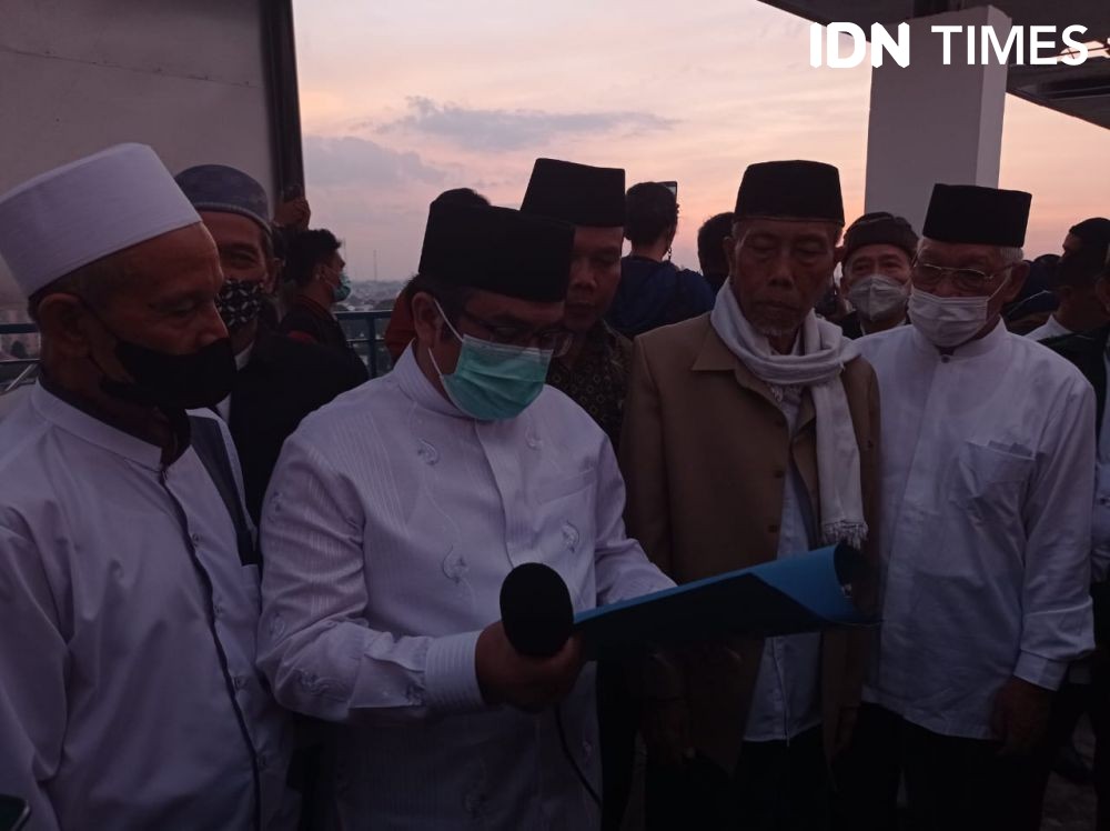 Rukyatul Hilal Tak Terlihat di Palembang Akibat Cuaca Buruk