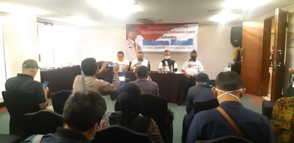 GNIJ Bandung Lagi-lagi Deklarasikan Ridwan Kamil Capres 2024