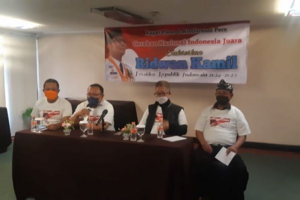 GNIJ Bandung Lagi-lagi Deklarasikan Ridwan Kamil Capres 2024