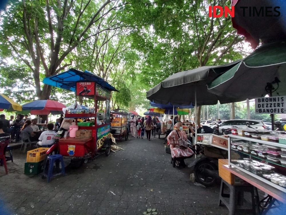 Serunya Ngabuburit Di Ruang Terbuka Hijau Komplek Cemara Asri