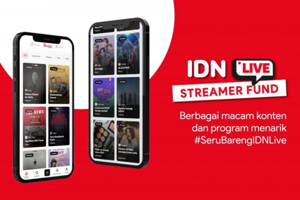 IDN Media Kucurkan Rp50 Miliar untuk IDN Live Streamer Fund