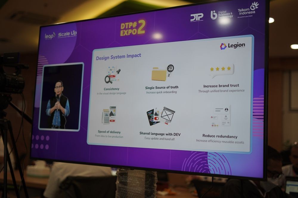 Telkom Pamerkan Design System Legion di DTP Expo 2 2022