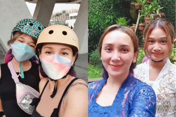 10 Potret Istri dan Putri Sulung Oka Antara, Ibu dan Anak Kayak Bestie