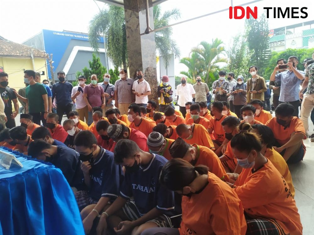Ops Narkoba Bandar Lampung Polisi Tangkap 41 Tersangka, Ada Perempuan