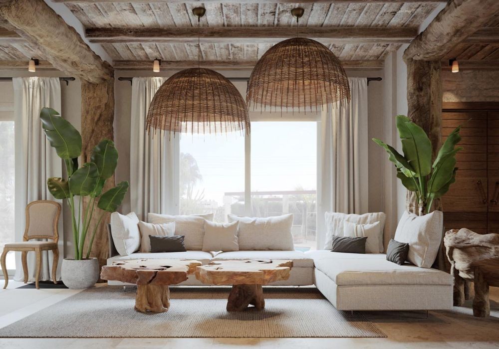 Dekor Tanaman Hias di Rumah Rustic, Kesan Natural Bikin Adem