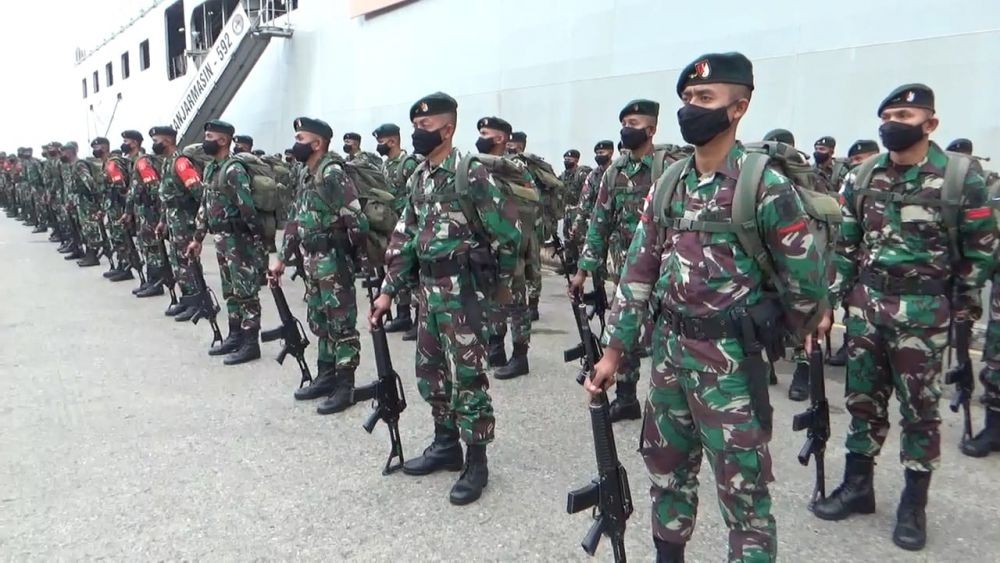 Prajurit Raider Raja Alam Tiba di Balikpapan setelah Bertugas di Papua