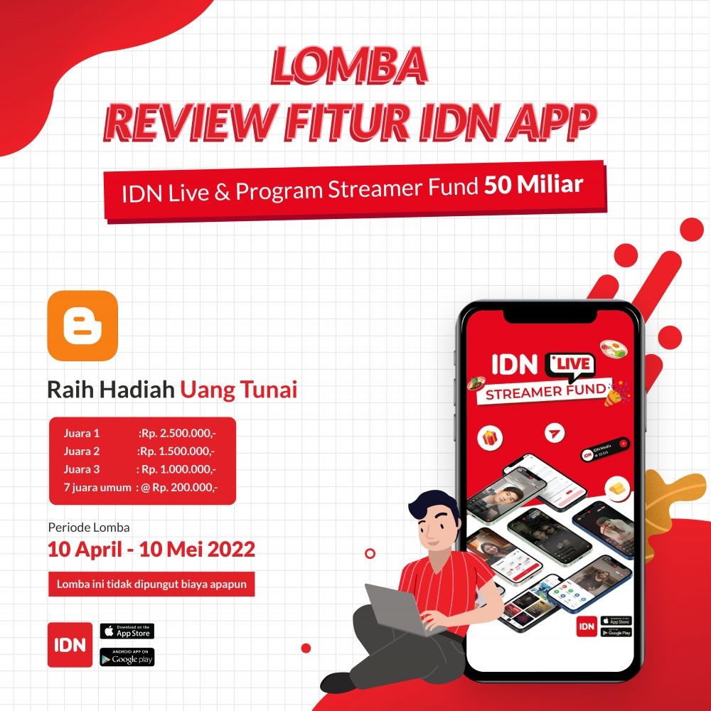 IDN Live Streamer Fund - Rp. 50 Miliar