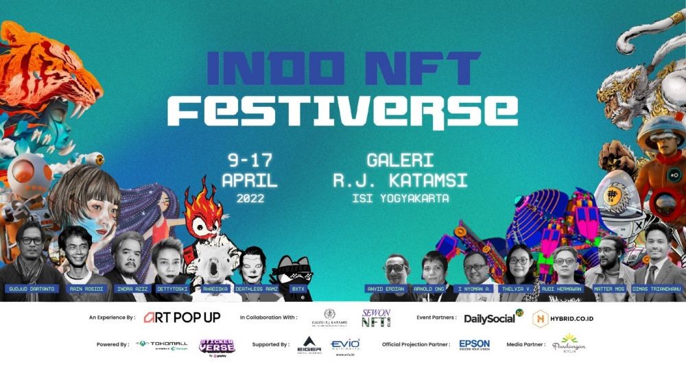 Festival NFT Terbesar di Indonesia Akan Digelar di Jogja