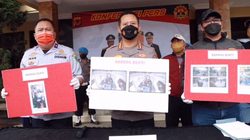 Polisi Tangkap Preman yang Hentikan Bus TMP Bandung-Baleendah