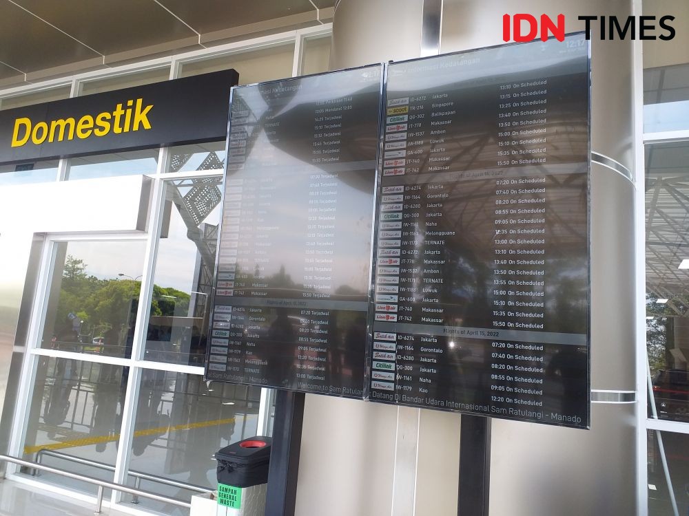 Penumpang Bandara Internasional Sam Ratulangi Manado Naik 26%