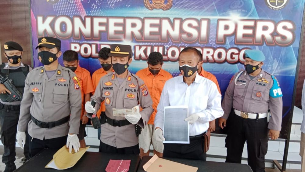 Gelapkan Mobil, 4 Warga Kulon Progo Ditangkap di Bandung