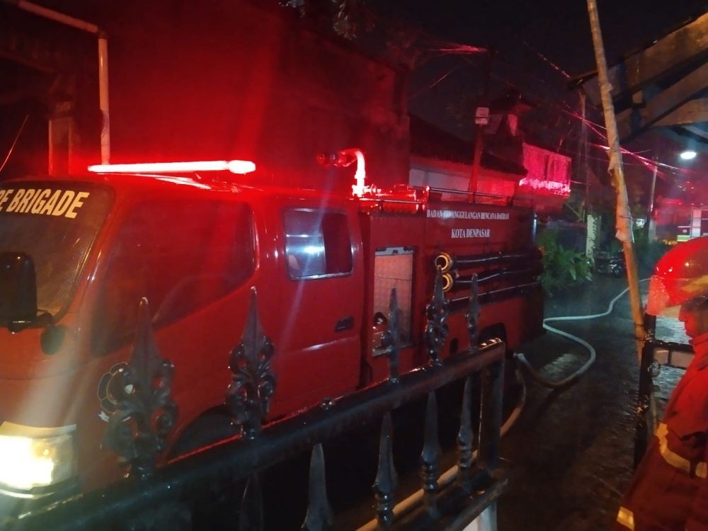 Satu Orang Meninggal dalam Kebakaran Rumah Anggota Polri di Bali