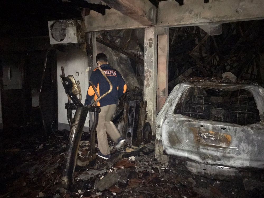 Rumah Anggota Polri di Bali Terbakar, Diduga dari Ledakan Mobil