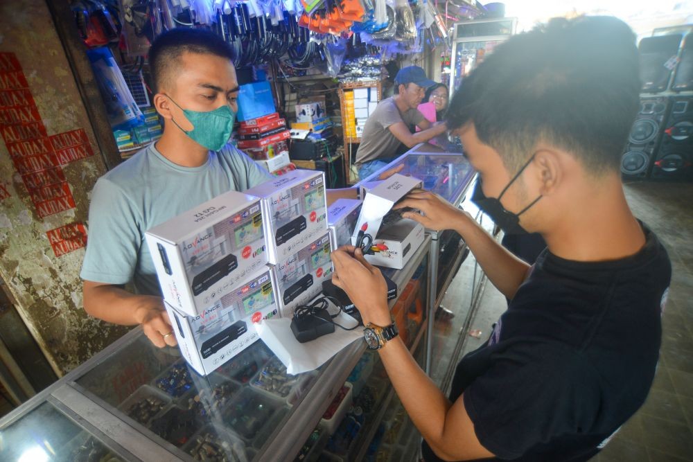 Diserbu Pembeli, Set Top Box di Sejumlah Toko Elektronik Medan Ludes
