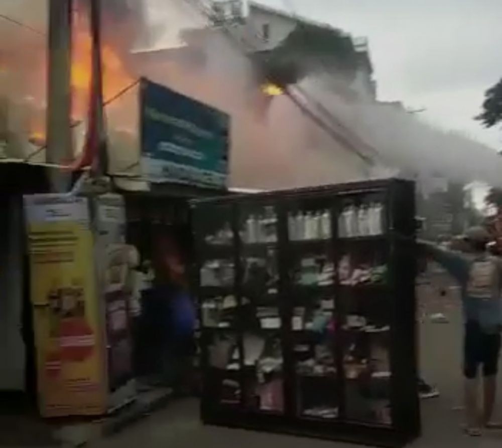 Kebakaran di Aspol Perintis Makassar, 36 Petak Rumah Hangus Terbakar