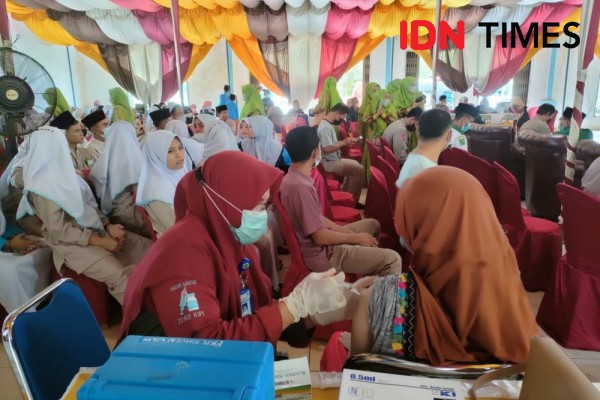 Polres Muba Kejar Target 1 Juta Vaksinasi Jelang Puncak Mudik