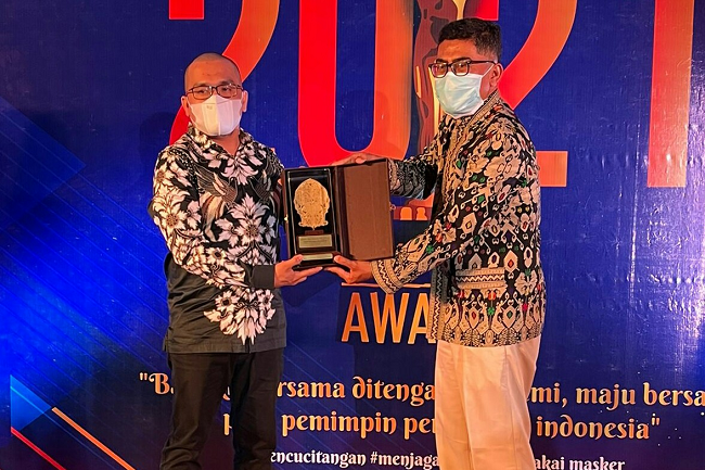 Tirta Nauli Jadi PDAM Terbaik di Sumut dan Raih TOP BUMD Awards 2022