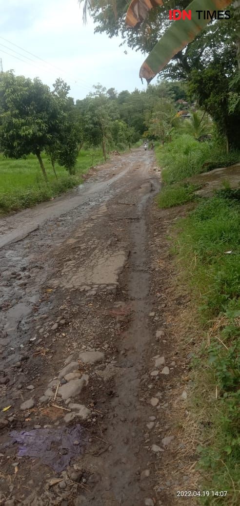 Pemda Cuek, Ibu-ibu di Lombok Timur Urunan Perbaiki Jalan Rusak Parah 